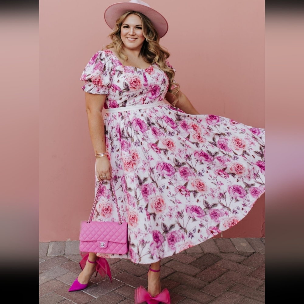 Ivy City Floral Ballerina dress